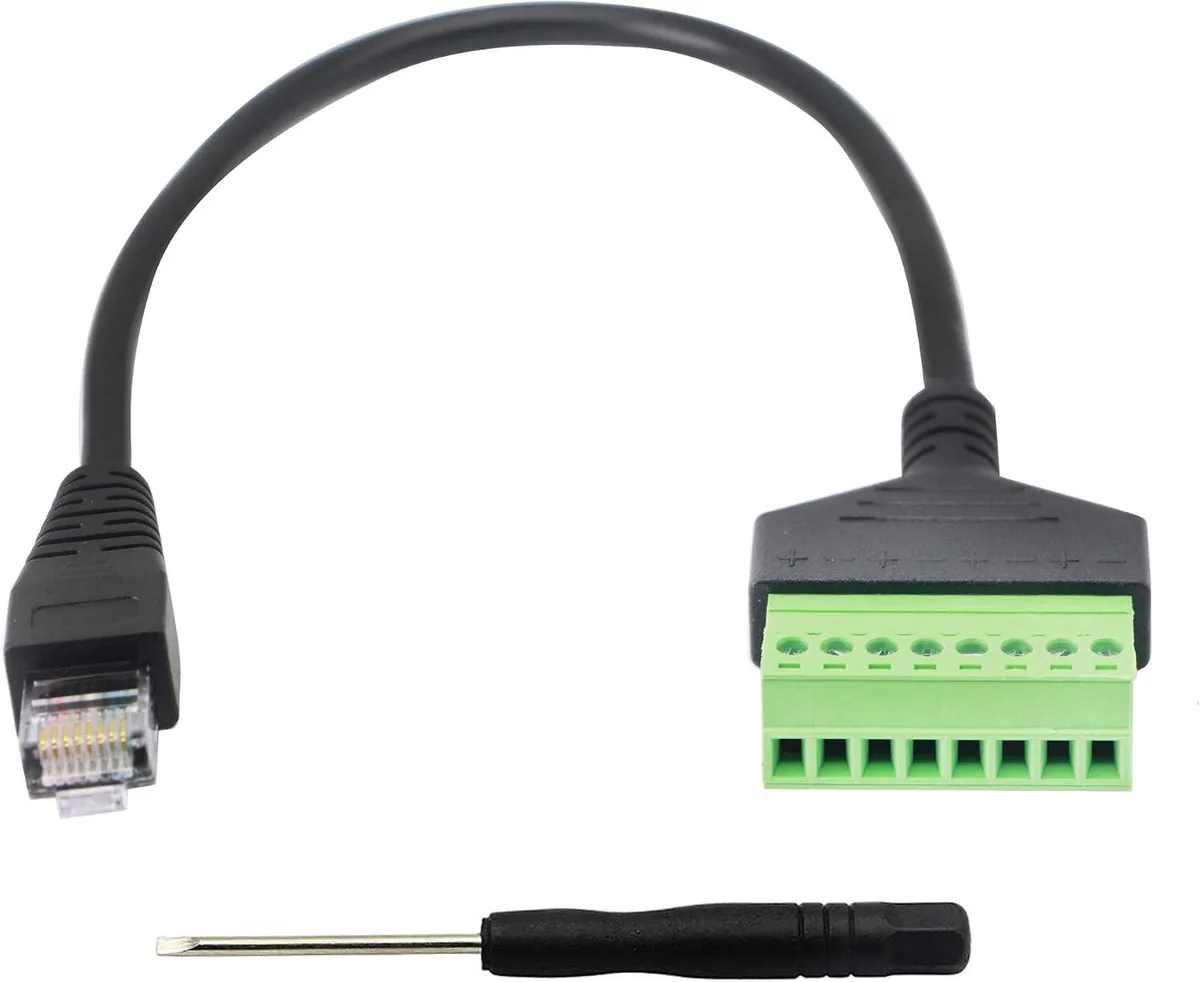 Boxwave Boxwave RJ45 Male to 8 Pin Screw Terminal Connector — product photo