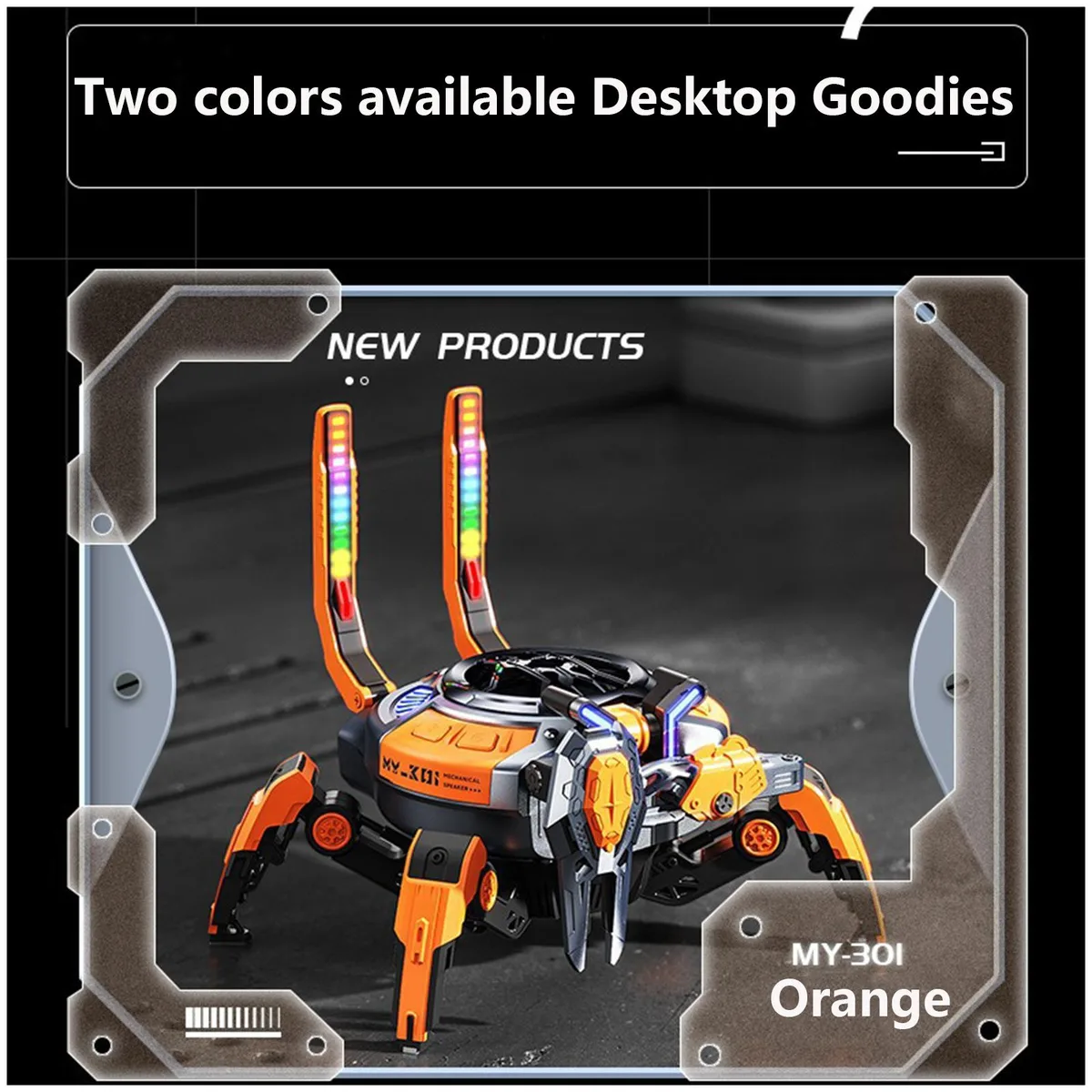DUCI DUCI Mechanical Crab Bluetooth 5.0 speaker orange — product photo