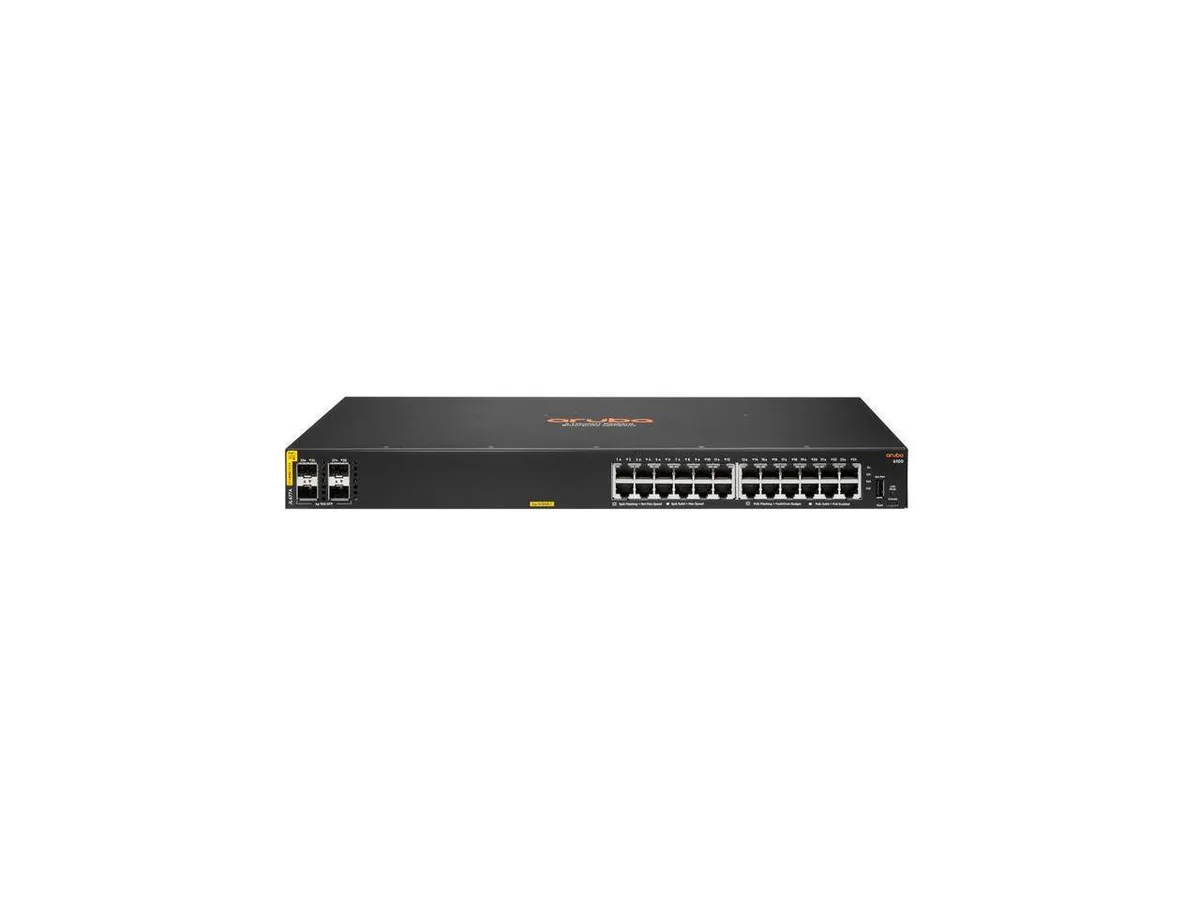 EVESKY EVESKY HPE Aruba JL677A 6100 24G Class4 PoE 4SFP+ 28-port managed rack-mountable network switch — product photo