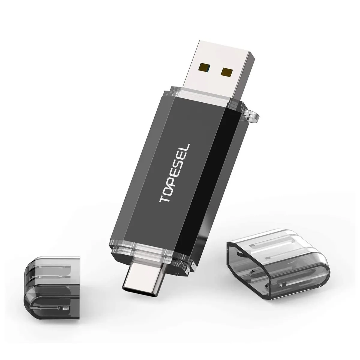 GSM Outdoors GSM Outdoors 256GB USB 3.2 Gen 1 Type-C 2 in 1 accessory — product photo