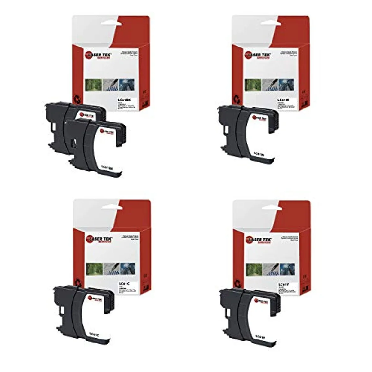 Laser Tek Services Laser Tek Services LC-61 5-pack toner cartridge (2BK, 1C, 1M, 1Y) — product photo