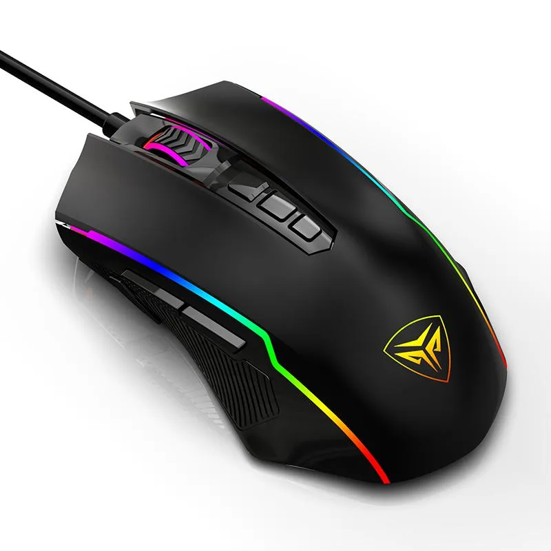 Corn Electronics Corn Electronics MU501 gaming mouse wired 12400 DPI 8 buttons RGB black — product photo