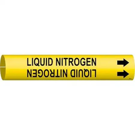 Brady Brady 4227-C Pipe Marker Liquid Nitrogen traffic safety equipment — product photo