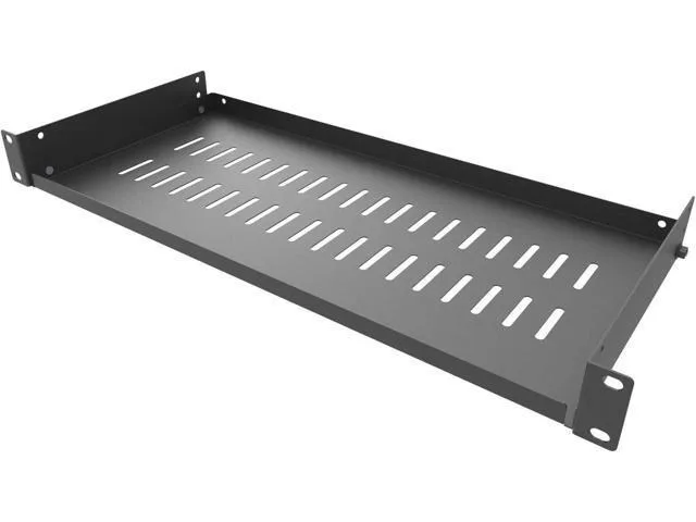 LORDWORLD LORDWORLD 1U Vented Cantilever Rack Shelf 8" (203mm) Depth 19" 44lb Capacity — product photo
