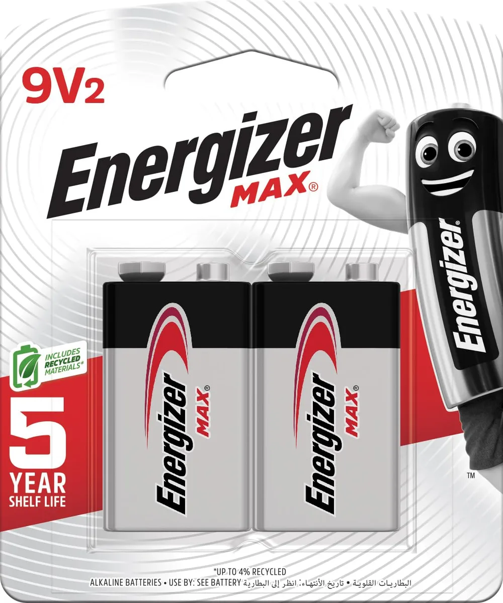 No Sew No Sew 9V Alkaline Battery 2 Pack 522 — product photo