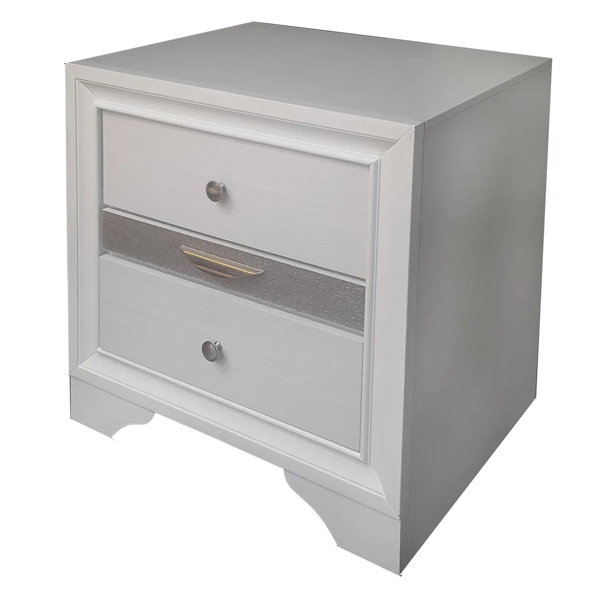 tuphen tuphen Naima White Finish Nightstand bedroom set — product photo