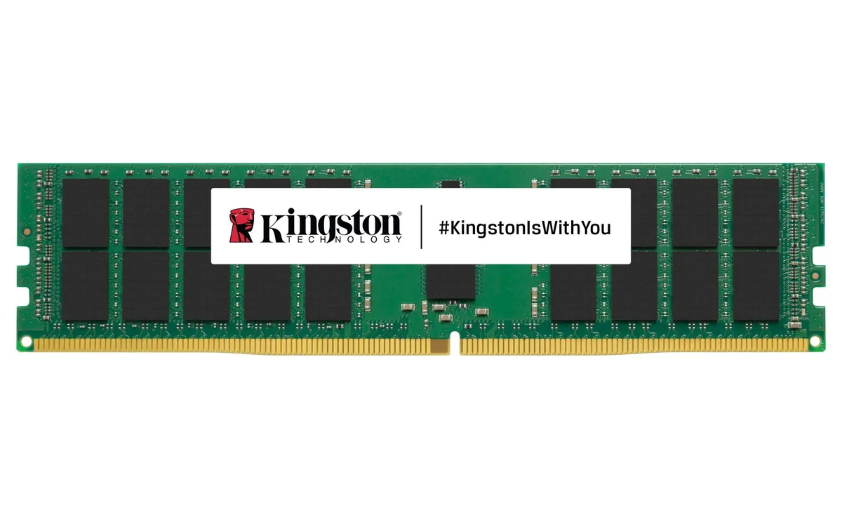 Kingston Technology Corp. Kingston Server Premier 32GB 3200MT/s DDR4 ECC Reg CL22 DIMM 2Rx4 Hynix D Rambus server RAM — product photo