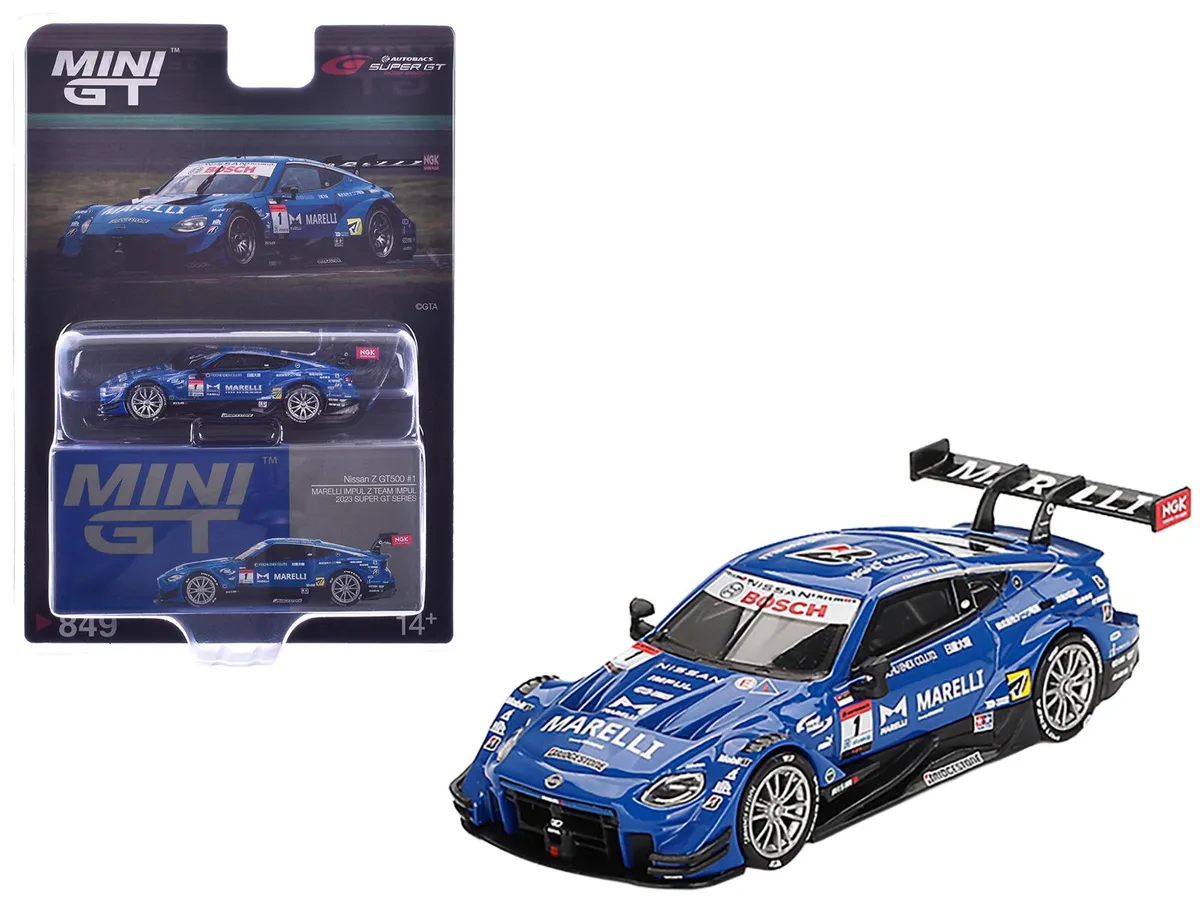 Mini GT Mini GT Nissan Z GT500 #1 Team Impul 2023 1/64 hobby collectible — product photo