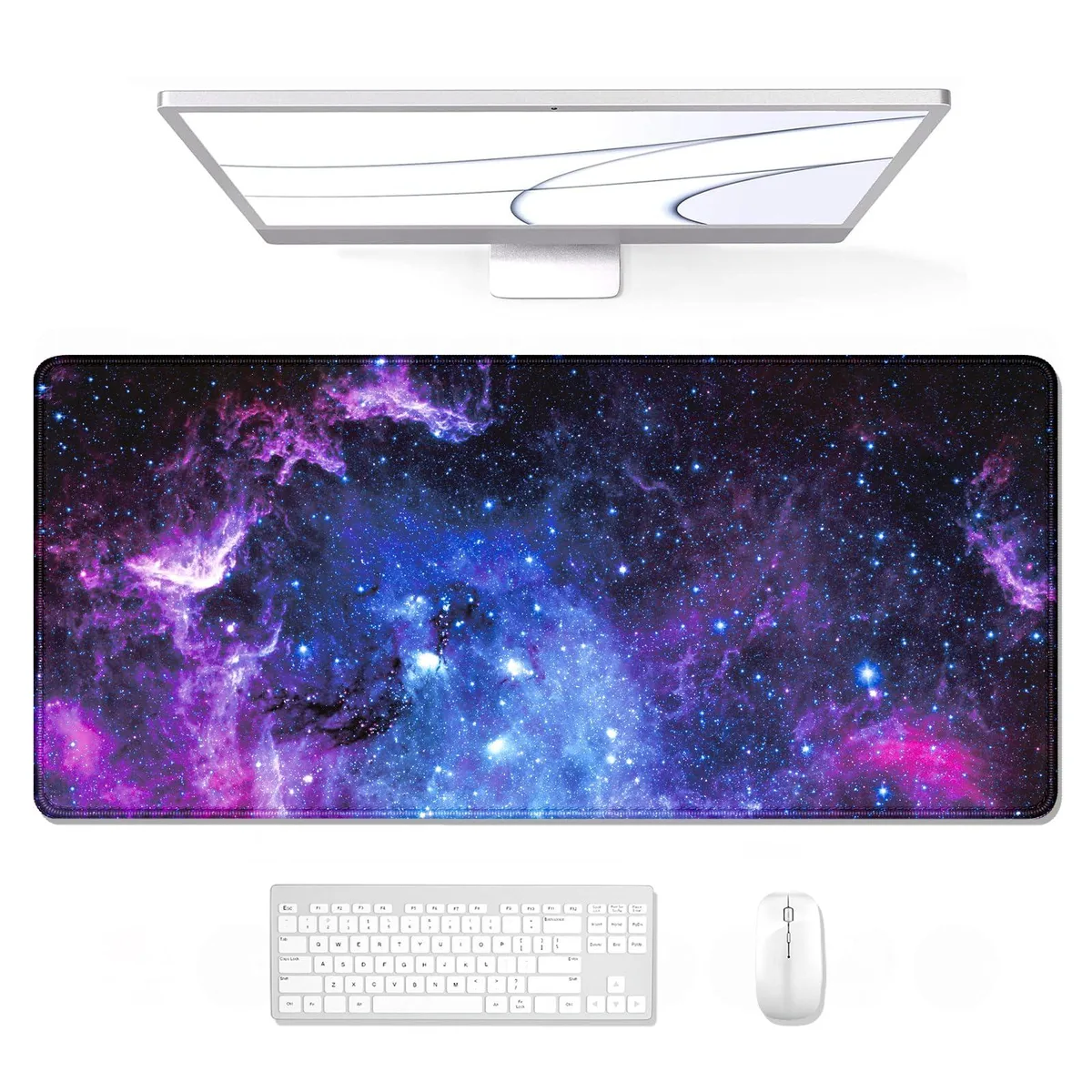  Auhoahsil 80x30-2022-Amazing Galaxy mouse pad 31.5 x 11.8 in — product photo