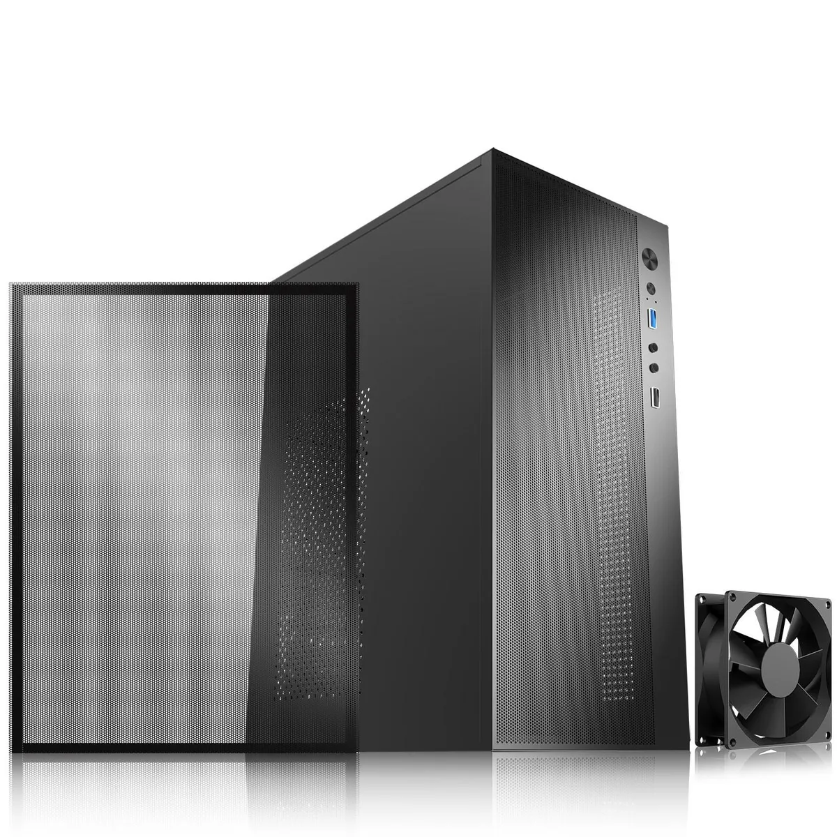 UTLGAMENG UTLGAMENG mini_tower PC case with 80 mm PWM fan 135 mm CPU cooler limit 220 mm GPU limit — product photo
