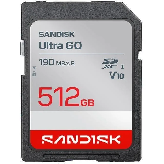 SanDisk SanDisk Ultra GO SDXC 512GB memory card — product photo