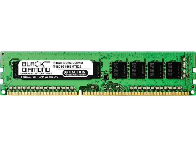 Black Diamond Memory Black Diamond Memory BD8G1866MTE22 8GB DDR3 1866 ECC server RAM — product photo