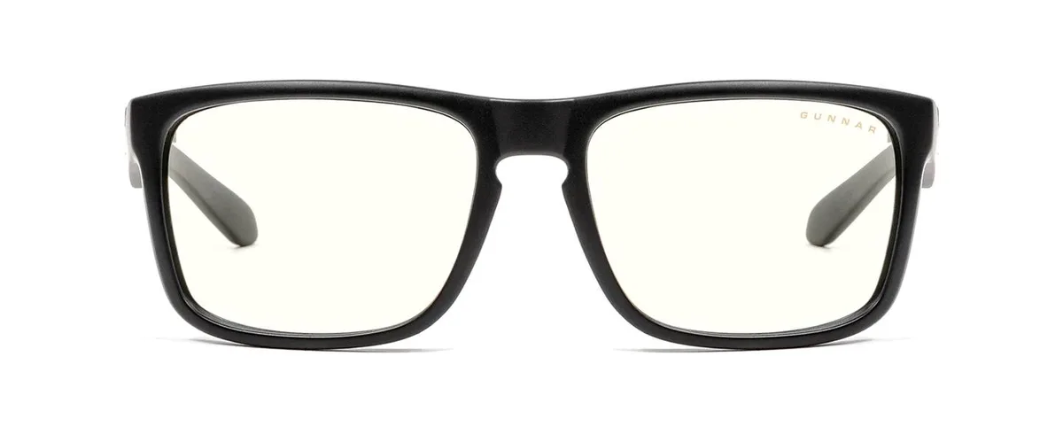 Gunnar Optiks, LLC. Gunnar Optiks Intercept Onyx Clear Lens Computer Glasses INT-00614 — product photo