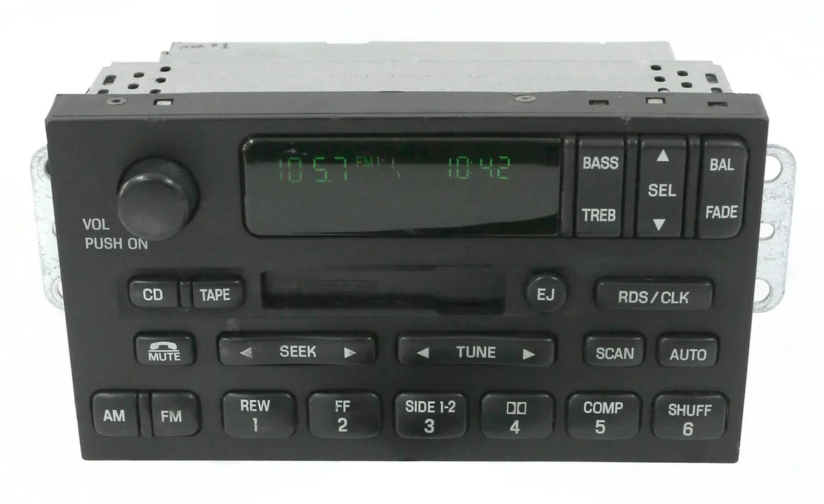 1 Factory Radio 1 Factory Radio YF5F-18C870-BA AM FM Cassette Receiver 2000-2002 Villager — product photo