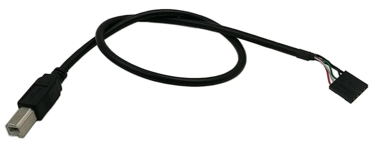 Vszerda Vszerda USB 2.0 Type B Male to Dupont 5 Pin Female Header Cable 50cm — product photo