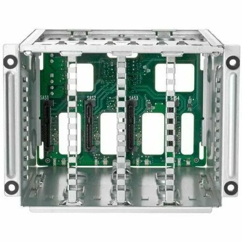 HPE HPE P27194-B21 8-bay 2.5" U.3 NVMe SATA SAS 24G tri-mode front drive cage server accessory — product photo
