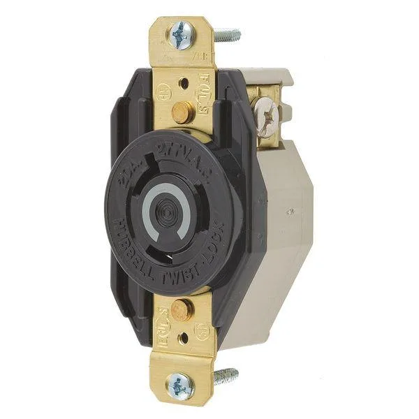 Hubbell Incorporated Hubbell Incorporated HBL2330 Locking Receptacle L7-20R 20 A 277V video accessory — product photo