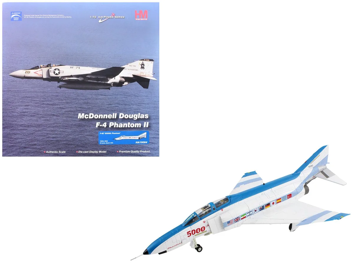 Hobby Master Hobby Master F-4E Phantom II 5000th 1978 1/72 hobby collectible — product photo