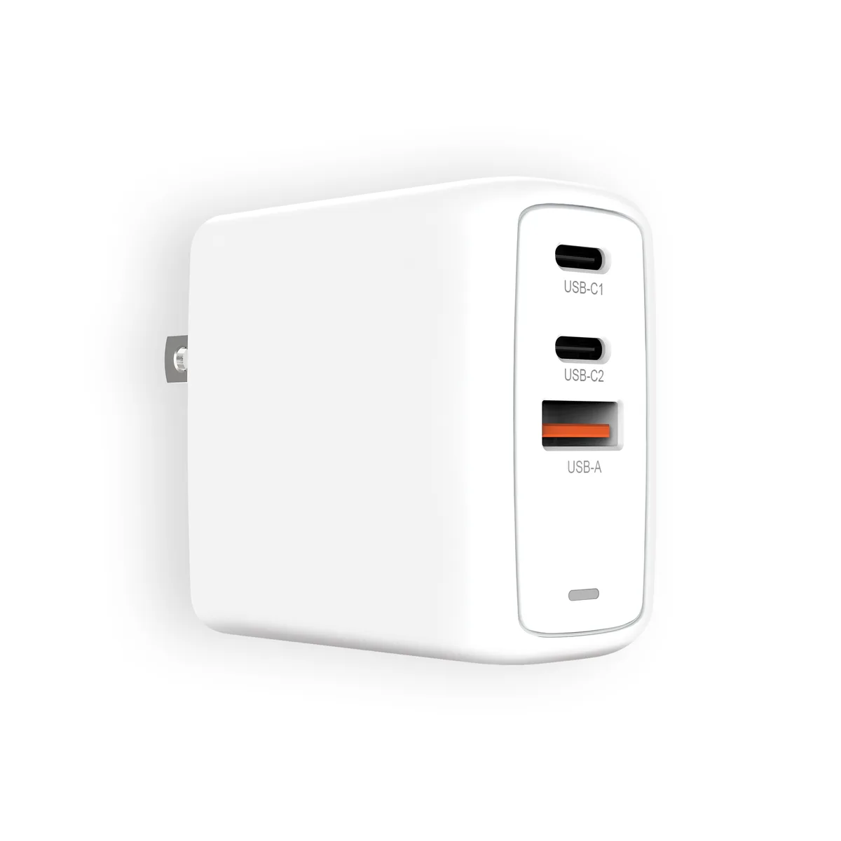 Creative Labs Creative Labs RWD067A 67W GaN charger 2 USB-C 1 USB-A White — product photo