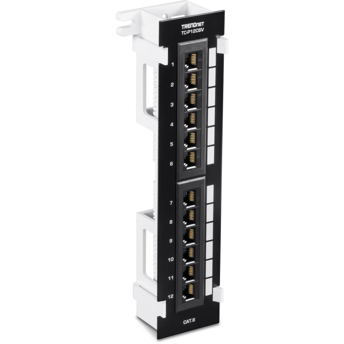 TRENDnet TRENDnet TC-P12C6V 12-Port Cat6 Wall Mount Patch Panel — product photo