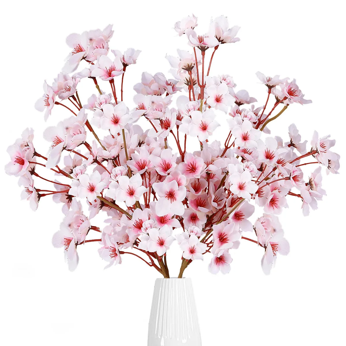 Sggvecsy Artificial Cherry Blossom Stems 4 Pcs 15.7in Pink — product photo