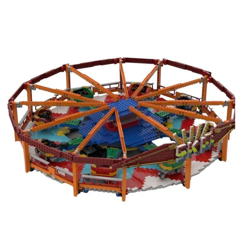 ZITIANYOUBUILD ZITIANYOUBUILD MOC-159944 Skid Fairground Ride Dynamic Version 3632PCS — product photo