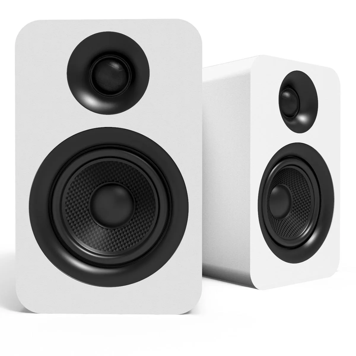 Kanto Kanto YUP4W 4" passive bookshelf speaker pair white — product photo