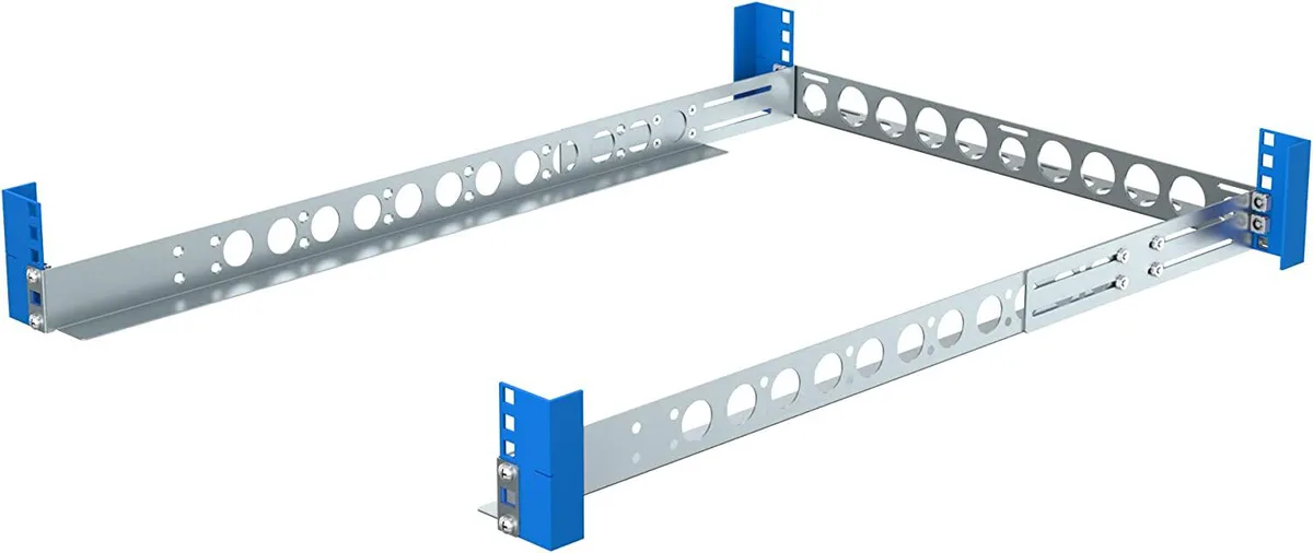 BFKK BFKK 1U 4-Post Universal Rack Rail Kit with Cable Management Bar — product photo