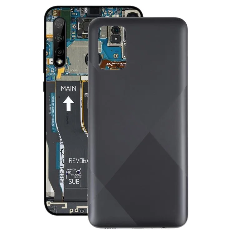 eForChina eForChina Back Cover Replacement for Samsung Galaxy A02s SM-A025F Black — product photo