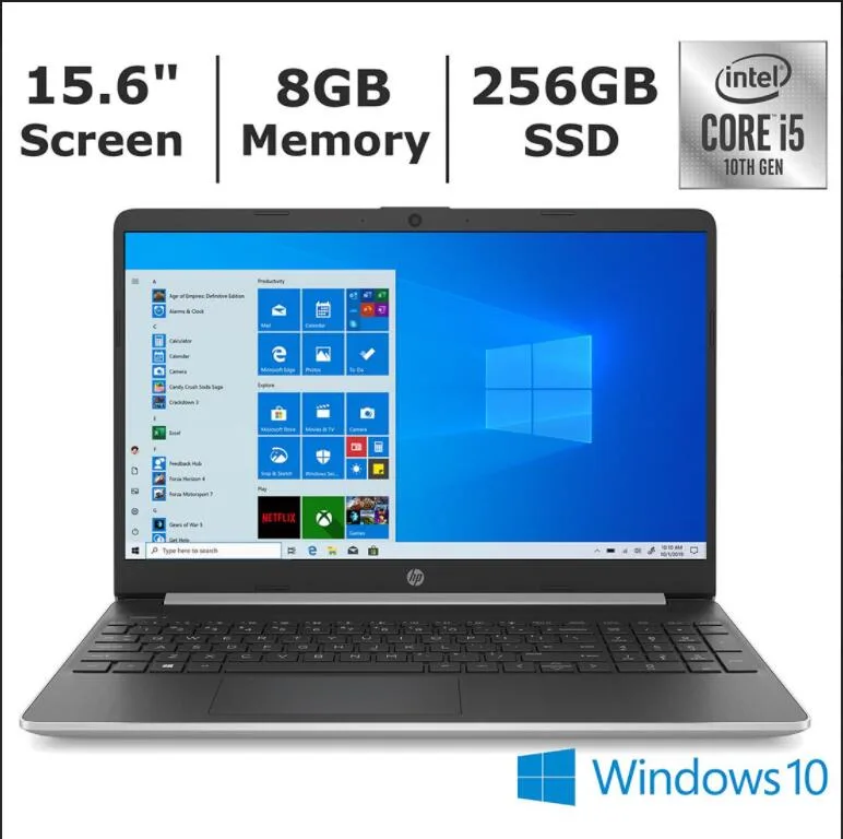HP HP 15-dy1076nr laptop i5-1035G1 8GB 256GB 15.6 — product photo