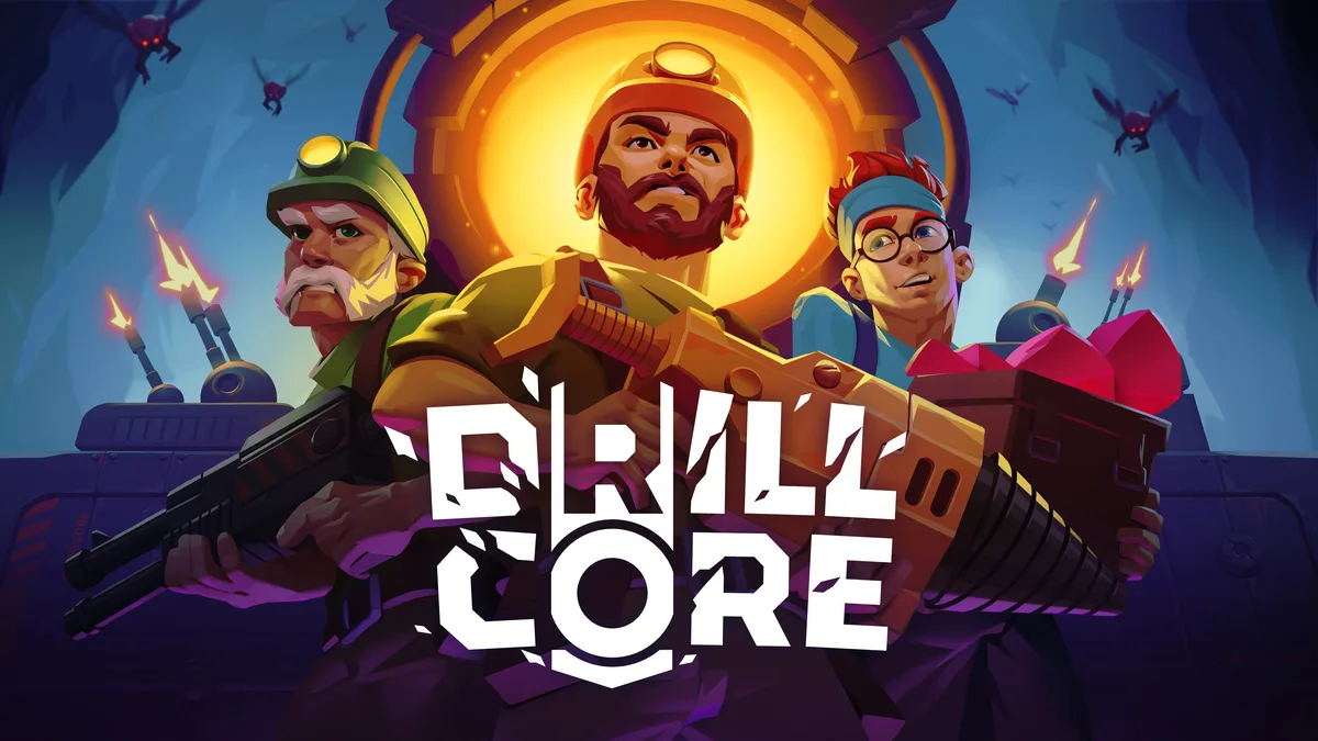 Steam digital code card for Drill Core Early Access game