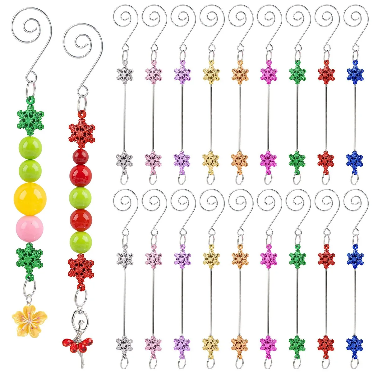  Evening Crystals KG/250630863 Beadable Rods 18pc 9 Colors 4.92in — product photo