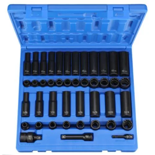 Grey Pneumatic Grey Pneumatic 1643RD 3/8" Dr 43 Pc SAE/Metric 12 Pt Engine Tool Set — product photo