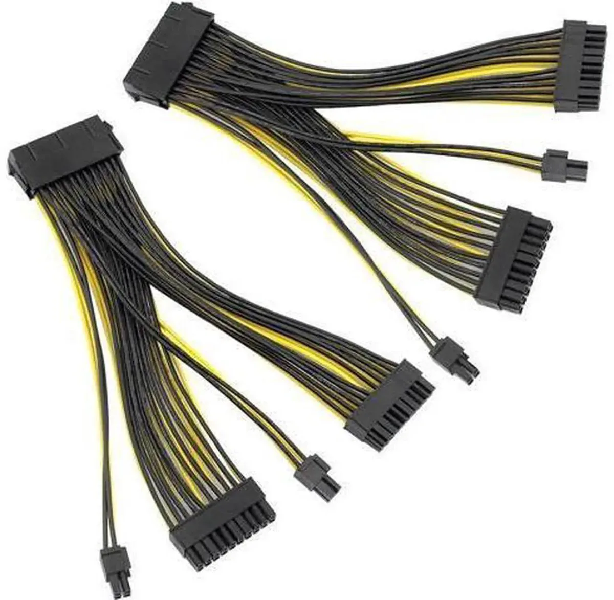 SMUGDESK SMUGDESK 2-pack 20 cm 20+4 pin 24P dual PSU sync cable 18AWG — product photo
