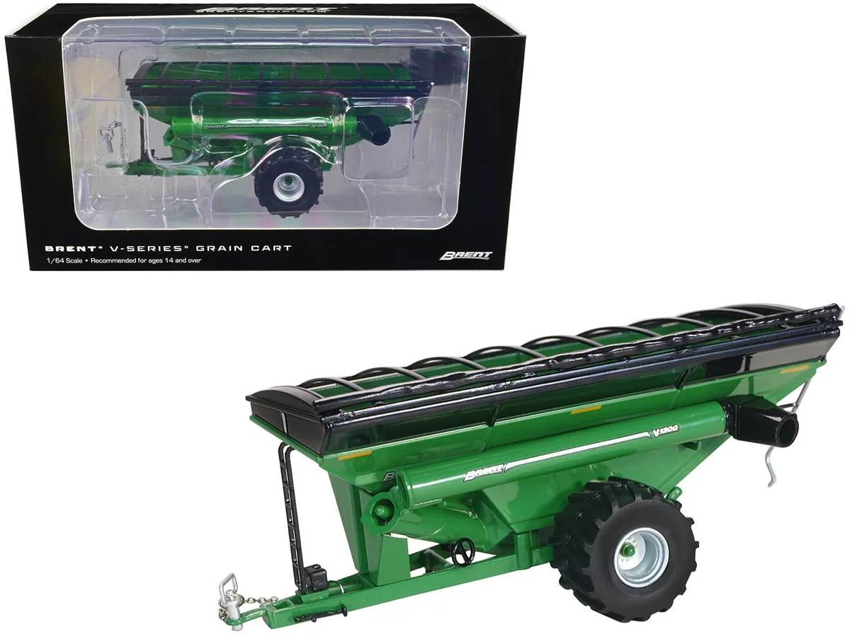 SpecCast Collectibles SpecCast Collectibles Brent V1300 Grain Cart Green 1/64 Diecast — product photo