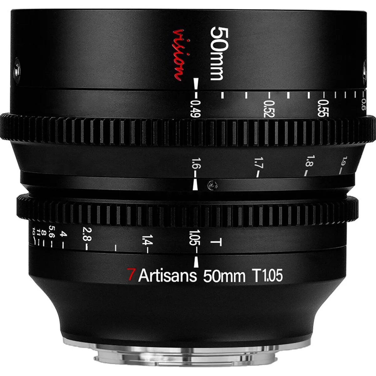 7artisans 7artisans 50mm T1.05 Vision Cine Lens for Fujifilm X, Black — product photo