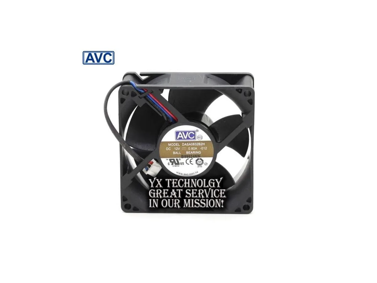 Fans Fans DASA0832B2H 80x80x32mm 12V 0.80A dual ball case fan — product photo