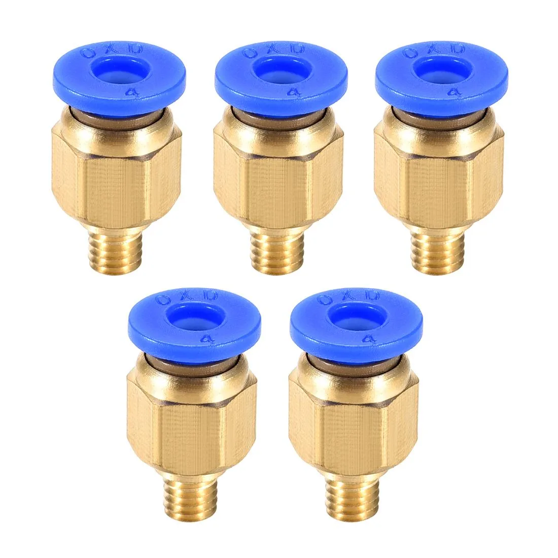 Unique-Bargains Unique-Bargains M5 Push-Fit Tube Fitting 4mm 1.75mm 5pcs — product photo
