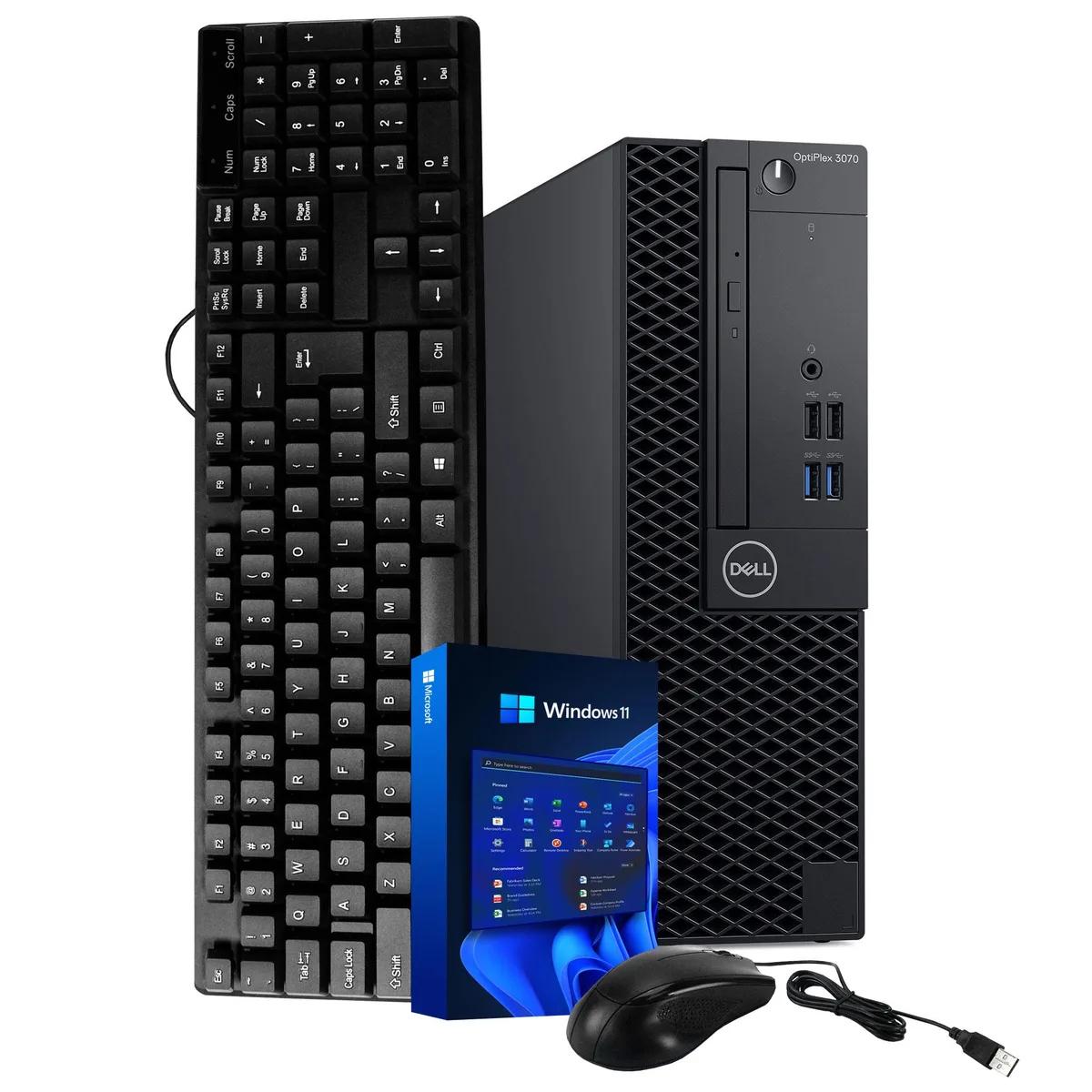DELL DELL OptiPlex 3070 desktop PC i5-9500 16GB DDR4 500GB SSD 1TB HDD — product photo