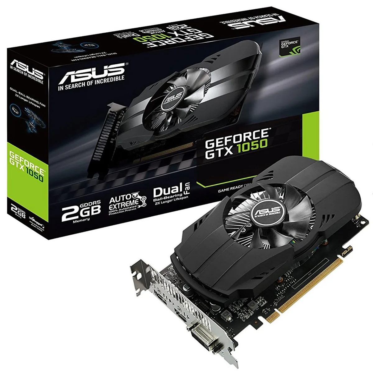ASUS ASUS Phoenix GeForce GTX 1050 2GB GDDR5 graphics card — product photo