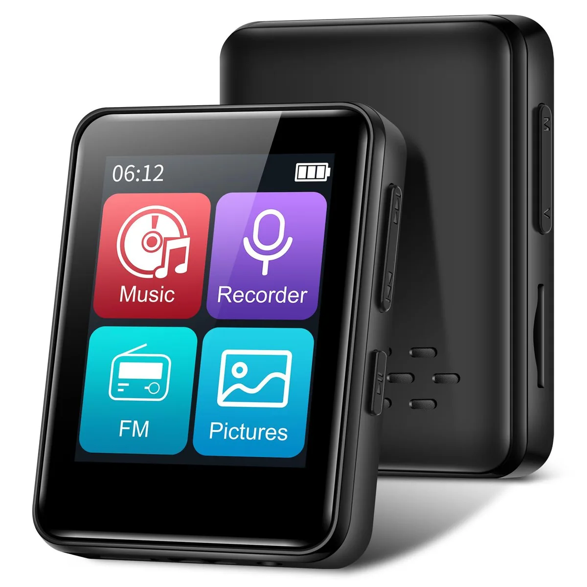  Woolynew D2 32GB Bluetooth 5.2 MP3 Player Black — product photo