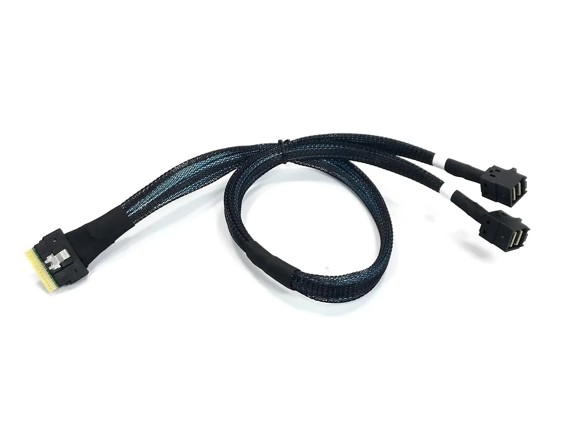 Vszerda Vszerda SlimSAS 8i SFF-8654 to 2x Mini SAS SFF-8643 Cable 50CM — product photo