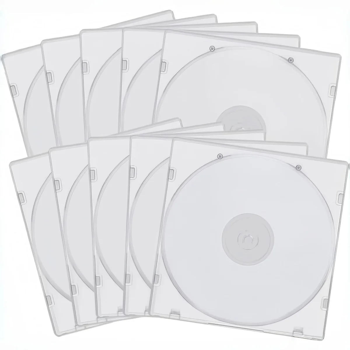  Fellowes YMK-2502 10 Pack 5.2mm DVD Storage Case — product photo