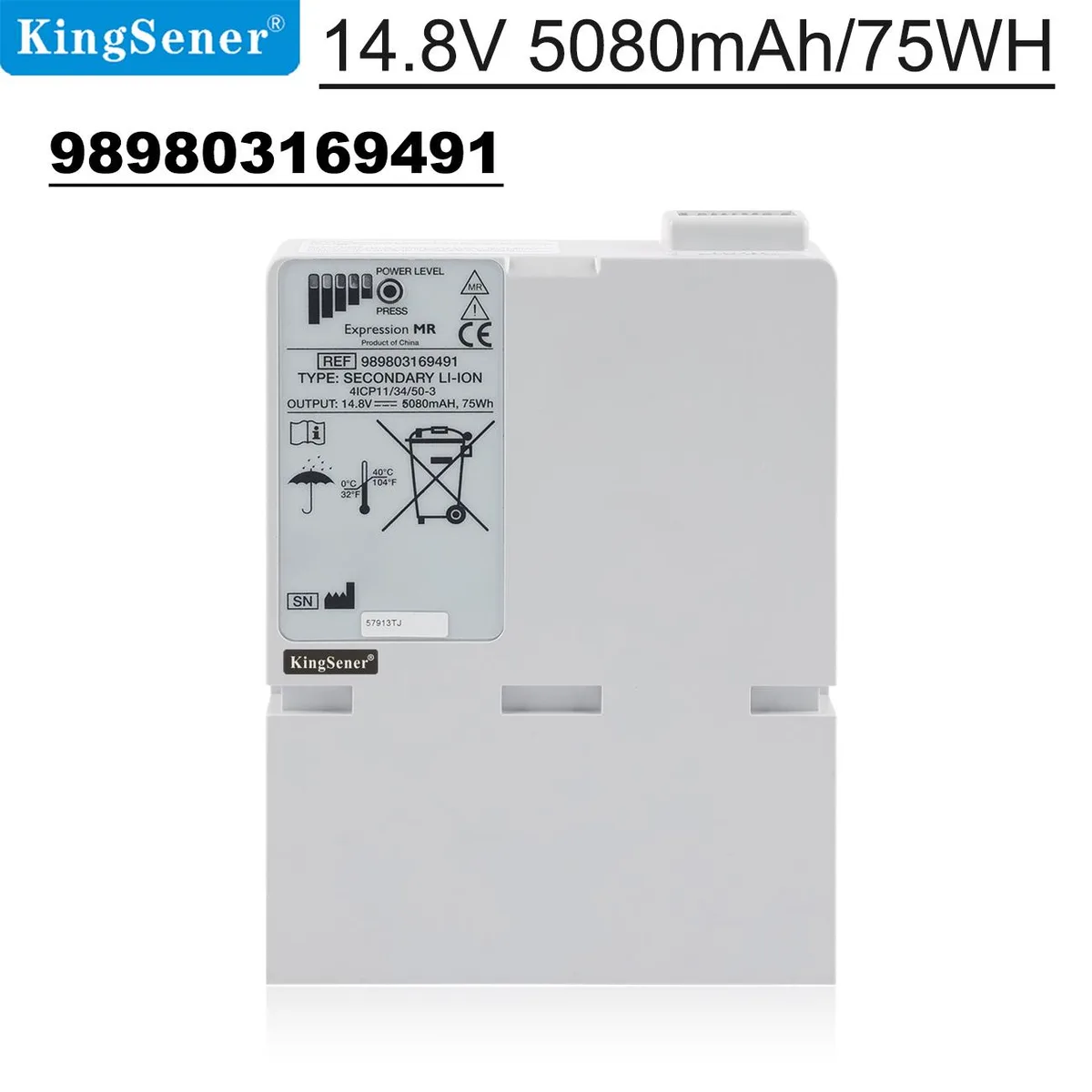KingSener KingSener 989803169491 laptop battery for Invivo Expression MR 9093 14.8V 5080mAh 75Wh — product photo