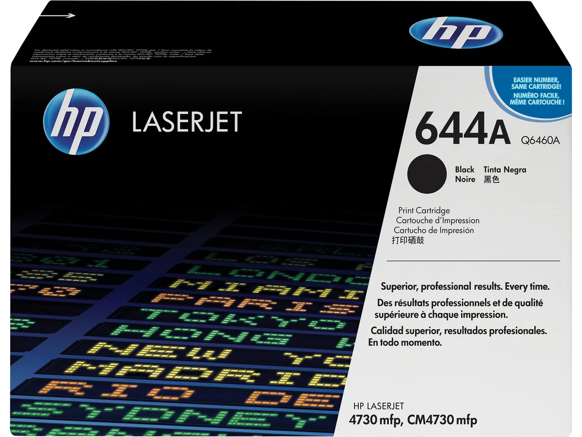 HP HP Q6460A 644A Black Toner Cartridge 12000 Pages — product photo