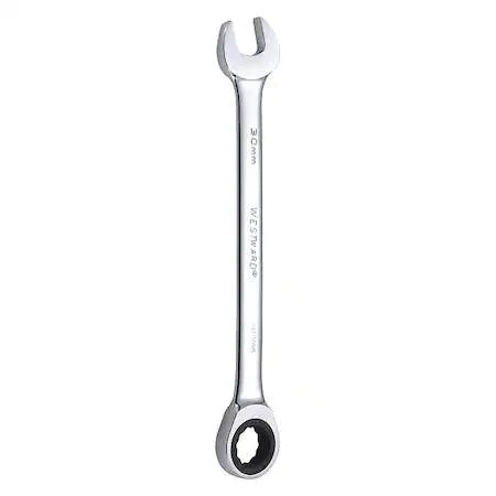 A 30 mm combination wrench in chrome alloy steel