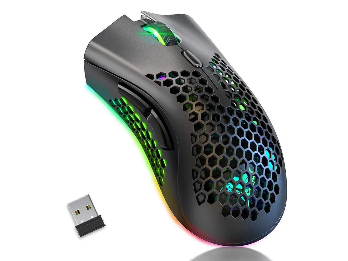 KEHIPI KEHIPI Wireless Gaming Mouse 93g 1600 DPI 2.4 GHz Black — product photo