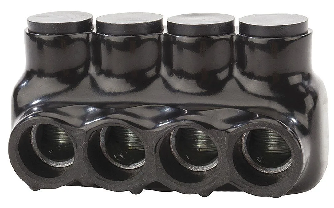 Polaris nsi Polaris nsi IPL3/0-4B Multitap Connector 4 Port Aluminium Black — product photo