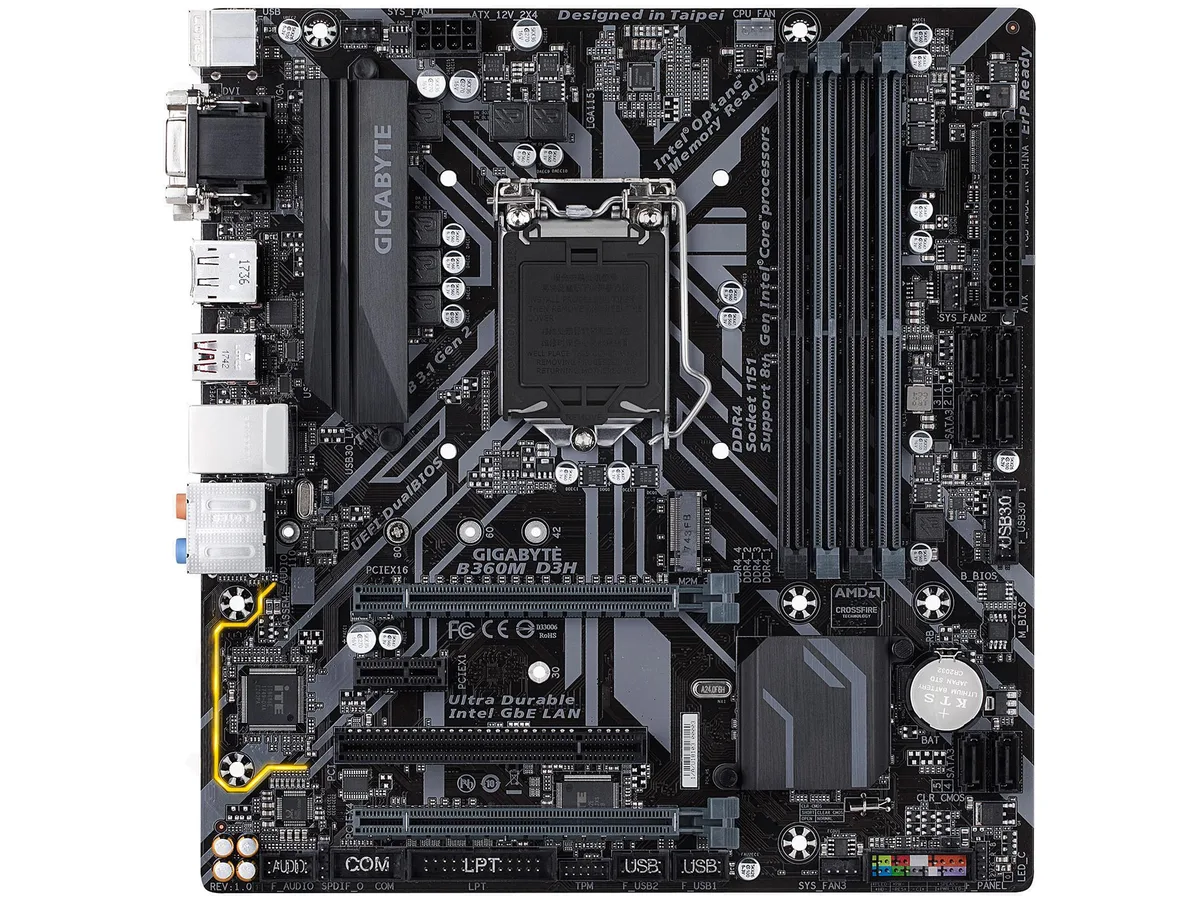 GIGABYTE GIGABYTE B360M D3H Intel motherboard — product photo