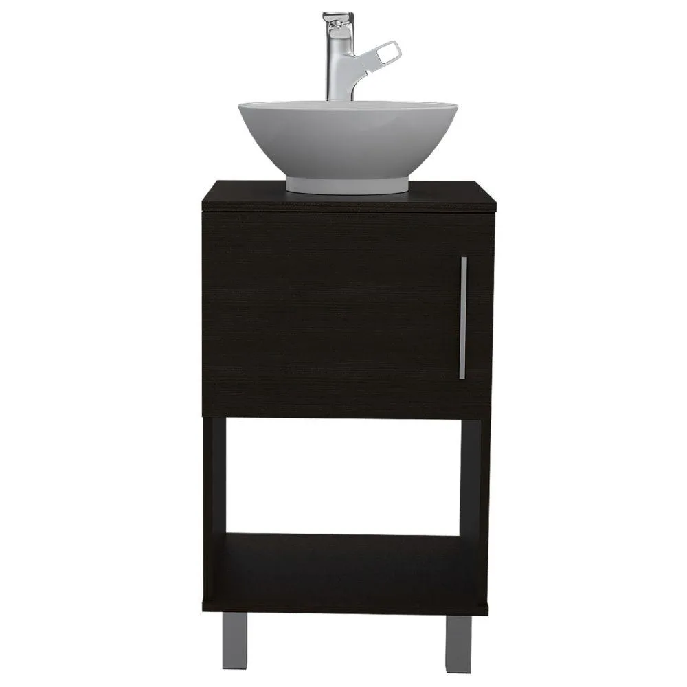 FM FURNITURE FM FURNITURE FM6759MLW Bath Vanity 17 71W 35 03H Black — product photo